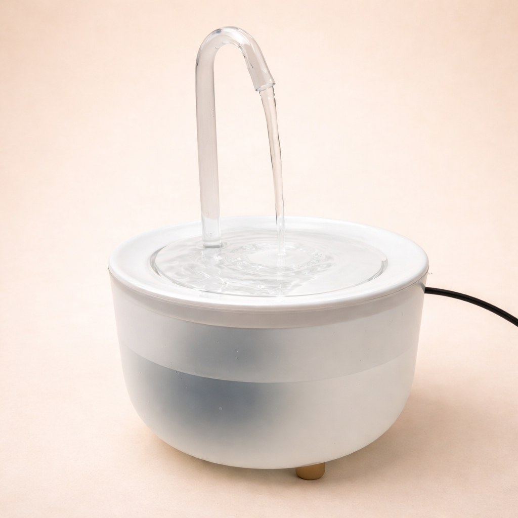Fontanna do wody dla kota 1,2L - cicha, filtrująca, USB