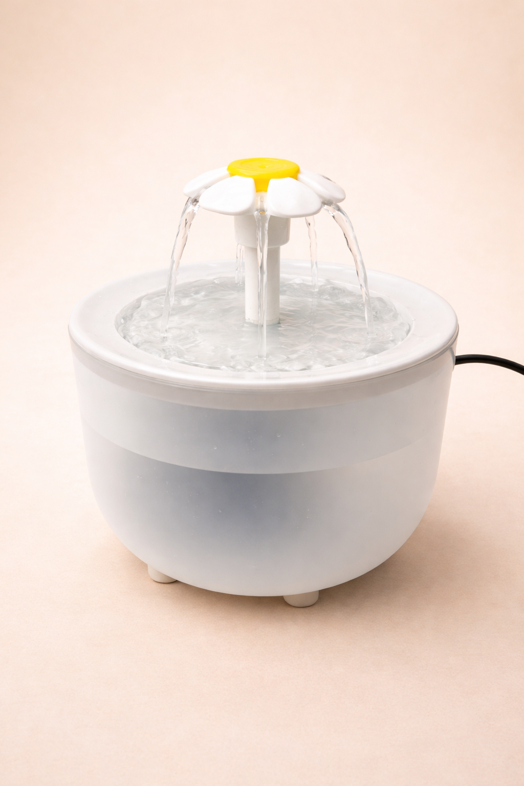 Fontanna do wody dla kota 1,2L - cicha, filtrująca, USB